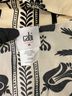 CAbi 100% Polyester Print Ivory C Abi Long Sleeve Blouse Size M - photo 6