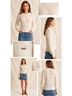 Abercrombie & Fitch 100% Wool White Wool Pullover Sweater Size S - photo 8