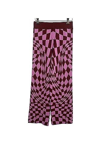 Daydreamers Magenta Wave Casual Pants (view 2)