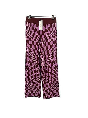 Daydreamers Magenta Wave Casual Pants (view 1)