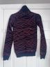 Sweaty Betty Print Black Red Pullover Sweater Size S - photo 3