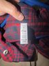 Zyia Active Plaid Red Black Button-Down Shirt Size M - photo 3