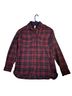 Zyia Active Plaid Red Black Button-Down Shirt Size M - photo 1