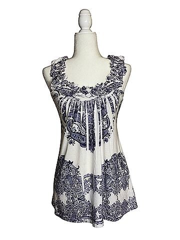 Espresso Sleeveless Blouse (view 1)