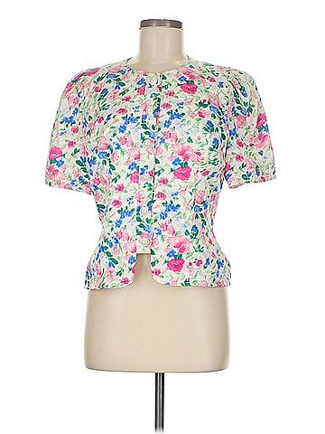 Maggy London Maggy London Short Sleeve Silk Top (view 1)