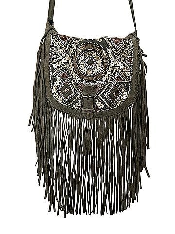 Big Buddha Y2K Boho Leather Crossbody Bag (view 1)