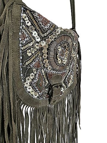 Big Buddha Y2K Boho Leather Crossbody Bag (view 2)
