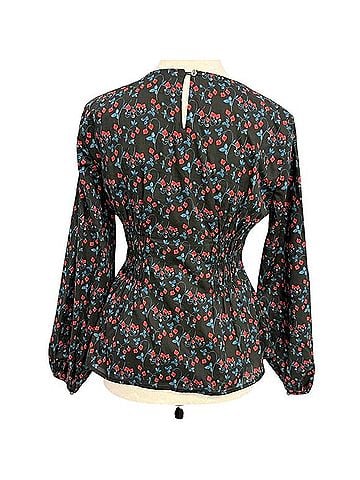J.Crew Liberty Fabric Long Sleeve Blouse (view 2)