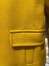 Talbots 60% Acrylic 40% Wool 100% Polyester Gold Yellow Blazer Size 8 - photo 7