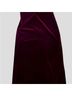 Necessary Objects Merlot Velvet Empire Waist Long Dress Cocktail Dress - photo 4