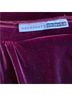 Necessary Objects Merlot Velvet Empire Waist Long Dress Cocktail Dress - photo 3