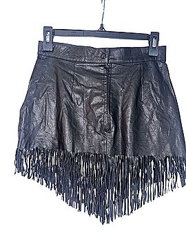 American Vintage by Eland Leather Skirt (view 2)