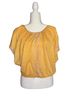 Forever 100% Cotton Yellow Blouse Size M - photo 1