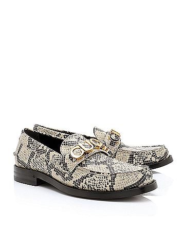 Gucci Gucci Python Embossed Logo Loafers - Size 7.5 / 37.5 (view 2)