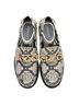 Gucci 100% Leather Brown Gucci Python Embossed Logo Loafers - Size 7.5 / 37.5 Size EU 37 1/2 - photo 5