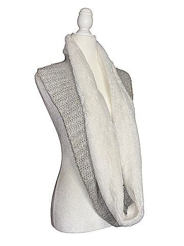 White House Black Market Faux Fur Vest (view 2)