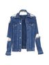 Acne 100% Denim Blue Acne Studios 2012 Fever Torn Jacket Size 2 - photo 1