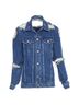 Acne 100% Denim Blue Acne Studios 2012 Fever Torn Jacket Size 2 - photo 3