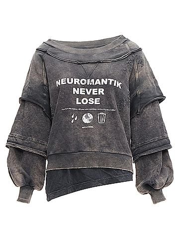 Diesel Diesel Distressed Cotton Sweater (view 1)