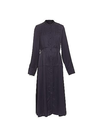 Jil Sander Jil Sander Pleated Long Sleeve Shirt Dress (view 1)