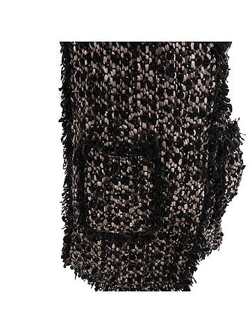 Lanvin Lanvin 2012 Beige Black Wool Blend Boucle Tweed Vest (view 2)