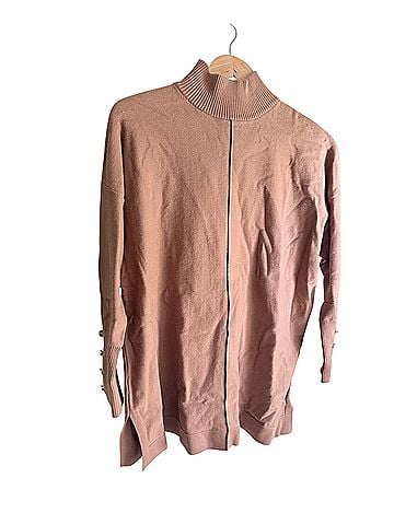 Anne Klein Mock Neck Tunic Turtleneck Sweater (view 1)