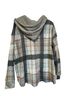 7th Roy Plaid Gray Brown Black Button-Down Shirt Size M - photo 2