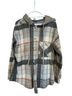 7th Roy Plaid Gray Brown Black Button-Down Shirt Size M - photo 1