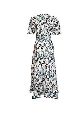 Tuckernuck Blue Blooms Linen Midi Dress Active Dress (view 2)