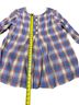 Flax 100% Linen Plaid Blue Red White Yellow Long Sleeve Button-Down Shirt Size L - photo 5