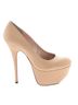 Betsey Johnson Tan Heels Size 7 1/2 - photo 1