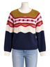 Anthropologie Field Flower Camellia Fair Isle Pullover Sweater - photo 1