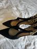 Antonio Melani Tiaa Suede Ankle Chain Detail Pumps Heels - photo 6