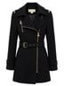 Michael Kors Belted Moto Coat - photo 1