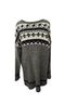 Ann Taylor LOFT Fair Isle Gray White Black Pullover Sweater Size XXL - photo 2