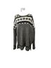 Ann Taylor LOFT Fair Isle Gray White Black Pullover Sweater Size XXL - photo 1