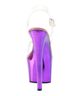 Pleaser Purple White Heels Size 7 - photo 2
