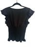Amanda Uprichard 100% Polyester Black T-Shirt Size M - photo 2