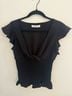 Amanda Uprichard 100% Polyester Black T-Shirt Size M - photo 4