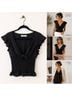 Amanda Uprichard 100% Polyester Black T-Shirt Size M - photo 3