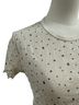 Uniqlo 100% Cotton Floral White Short Sleeve Blouse Size XL - photo 3
