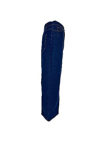 Victoria Beckham Victoria Beckham High-Rise Midi Denim Skirt in Blue Cotton (view 2)