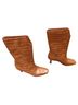Sam Edelman Croc-Embossed Mid-Calf Kitten Heel Boots Boots - photo 1