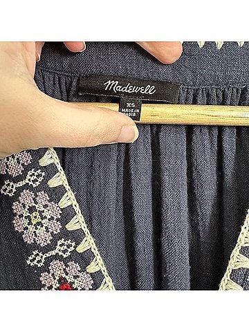 Madewell embroidered maxi dress Casual Dress (view 2)