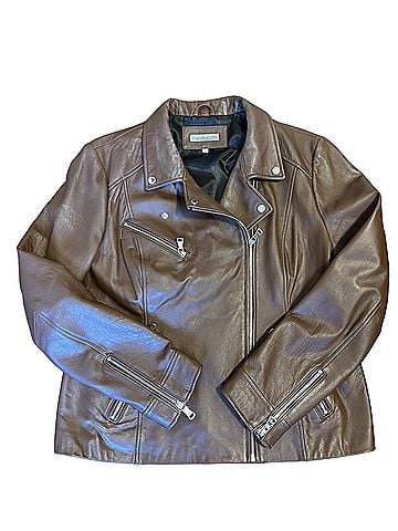 Calvin Klein Leather Jacket (view 1)