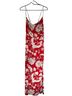 Express 100% Polyester 100% Polyester Floral Red Casual Dress Size L - photo 1