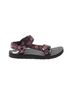 Teva Floral Burgundy Black Pink Teva Sandals Size 6 - photo 1
