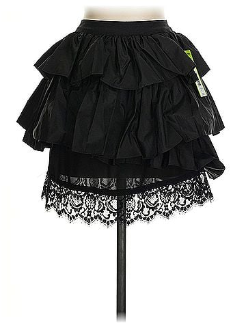 Alice + Olivia Alice + Olivia Silk Skirt (view 1)