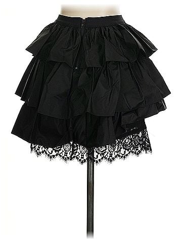Alice + Olivia Alice + Olivia Silk Skirt (view 2)