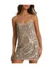 Needle & Thread Iridescent Sequin Embellished Mermaid Mini Dress Cocktail Dress - photo 1